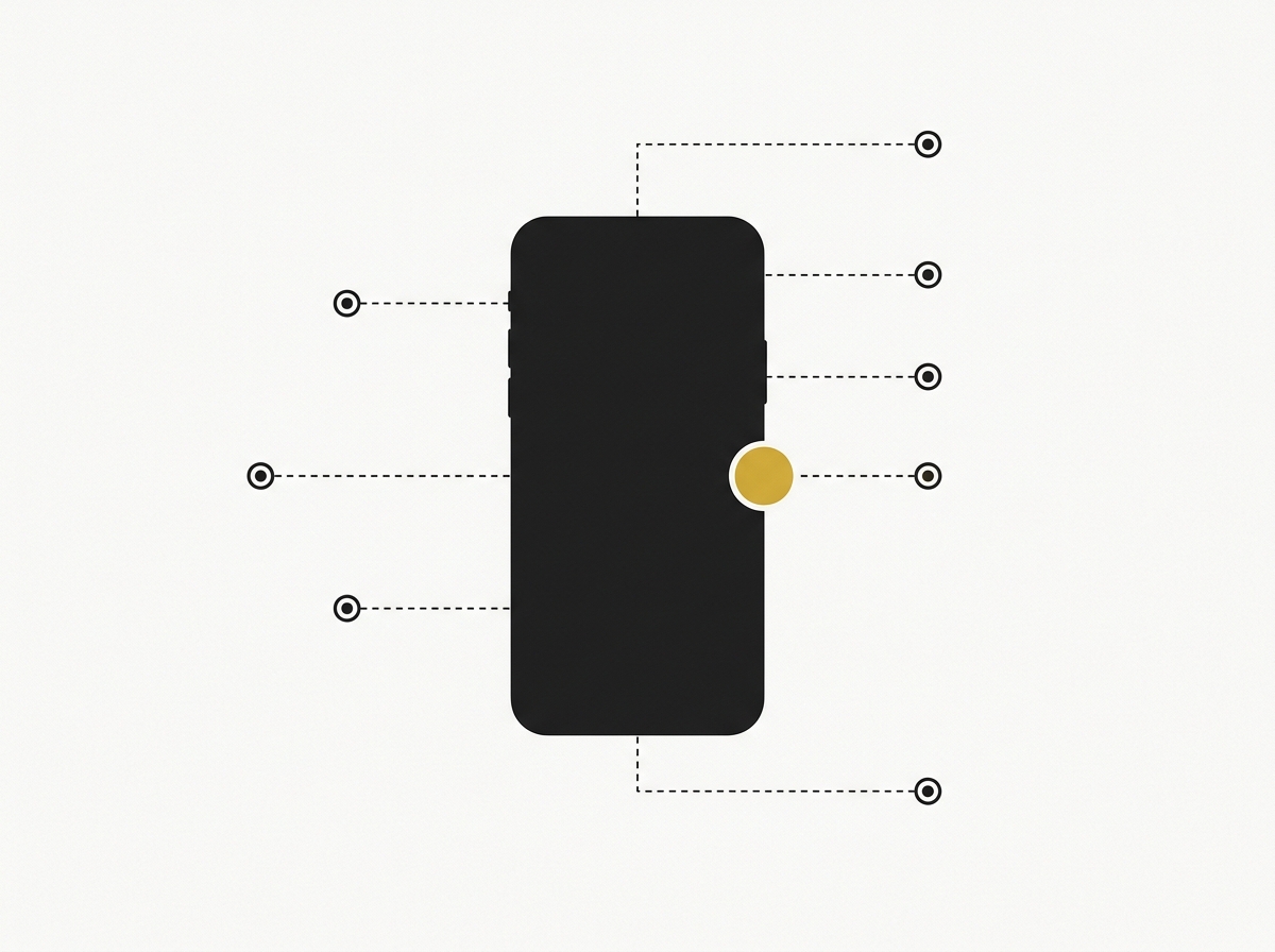 UX audit annotations on mobile and desktop flows